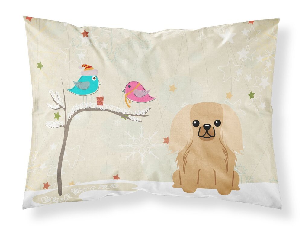 1080 BB2576PILLOWCASE Between Friends Pekingese - Fawn Fabric Standard